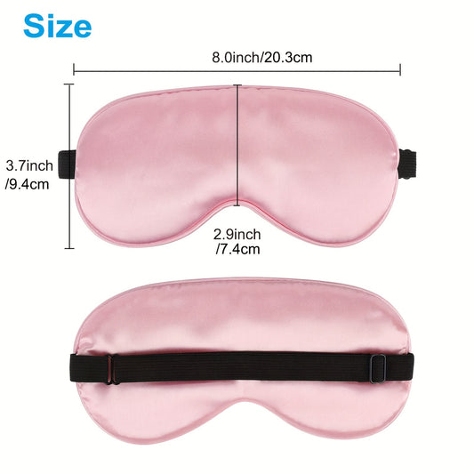 3pcs H290070, Light Blocking Eye Mask Powder+White+Black Warehouse Packaging