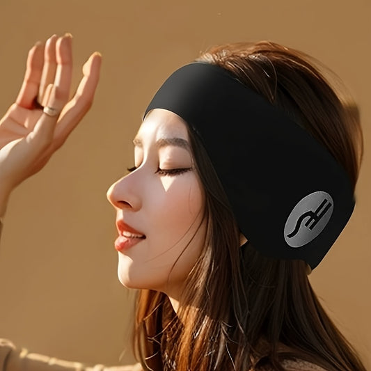 An eye mask with noise-reducing earplugs and earmuffs - Comfortable, adjustable soundproofing sleep mask, suitable for undisturbed rest, essential travel item, solid color style, no batteries required