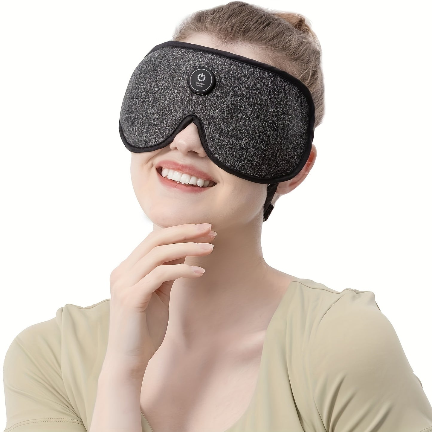Heated Eye Heated Eye Mask | Cordless | Washable Cover | Dry Eyes, Travel, Christmas, Party, Valentine's Day Gift